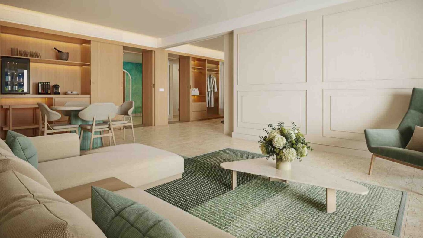 Living room - proyecto Joia Aruba by Iberostar